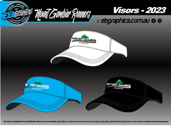 Mount Gambier Runners - Visor