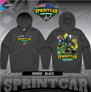 Aust Sprintcar Grey Hoodie