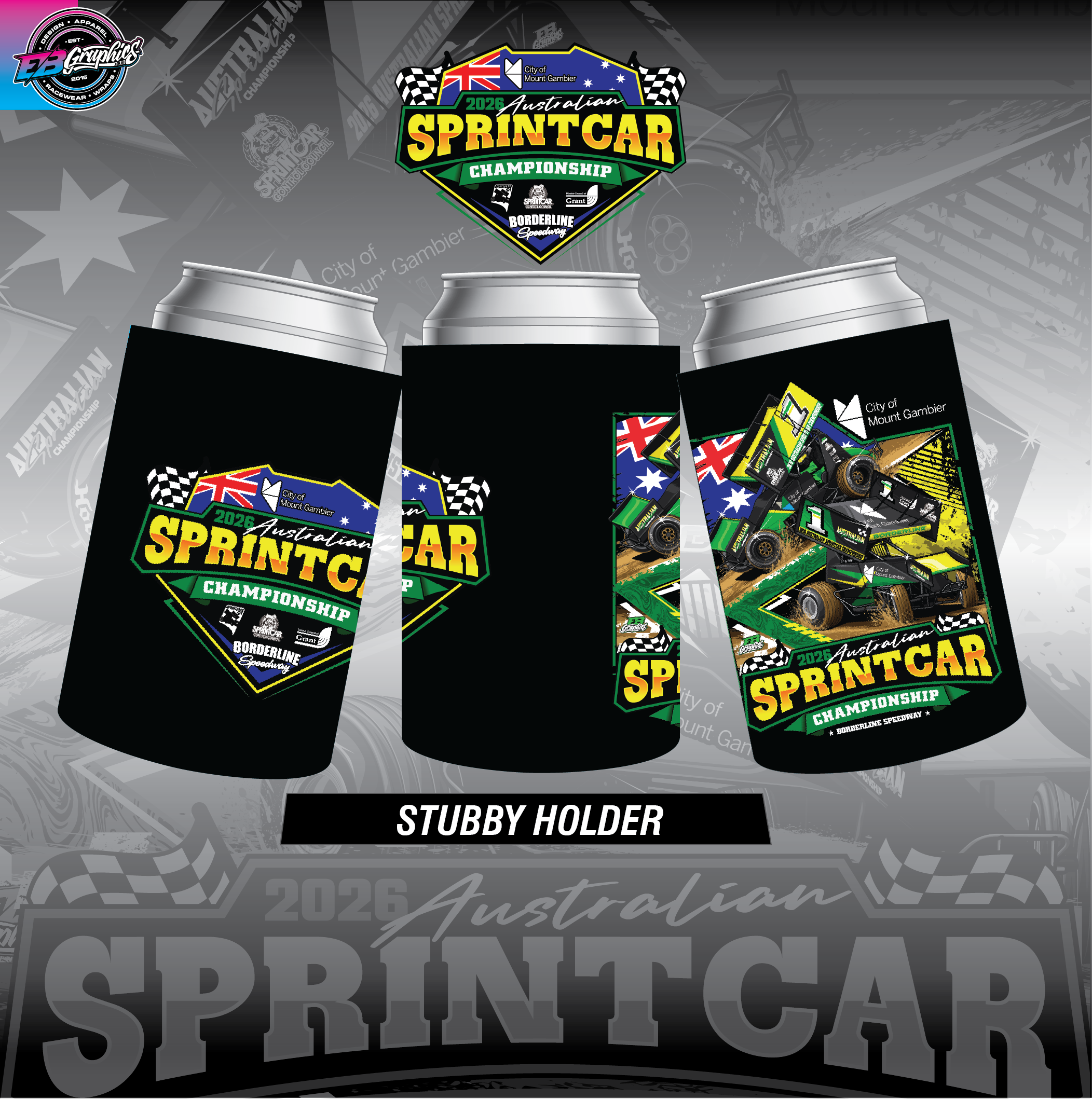 Aust Sprintcar Stubby Holder