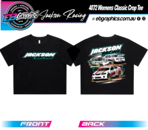 Jackson Racing Womens Crop Tee