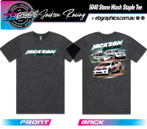 Jackson Racing Mens Stone Wash Tee