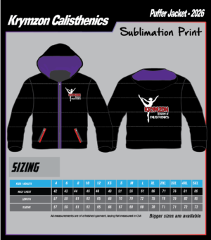 Krymzon Calisthenics Puffer Jacket