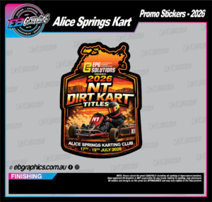 2026 NT Dirt Kart Titles Promo Sticker